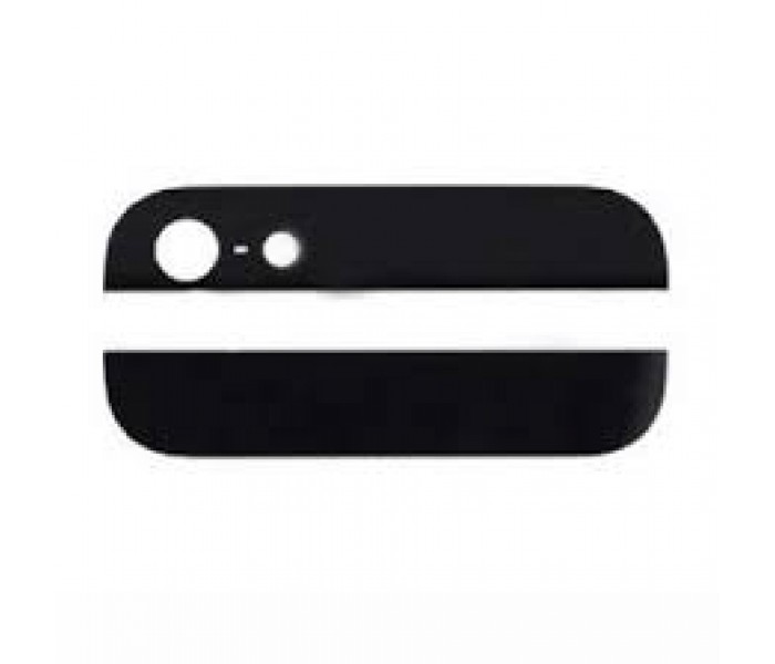 iPhone 5 Back Cover Top & Bottom Glass Replacement (Black)